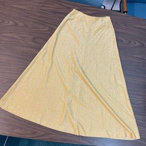 ✨Vintage Gold Skirt, Size 12